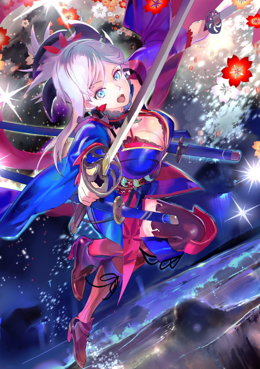 miyamoto musashi (fate and 2 more) drawn by 119