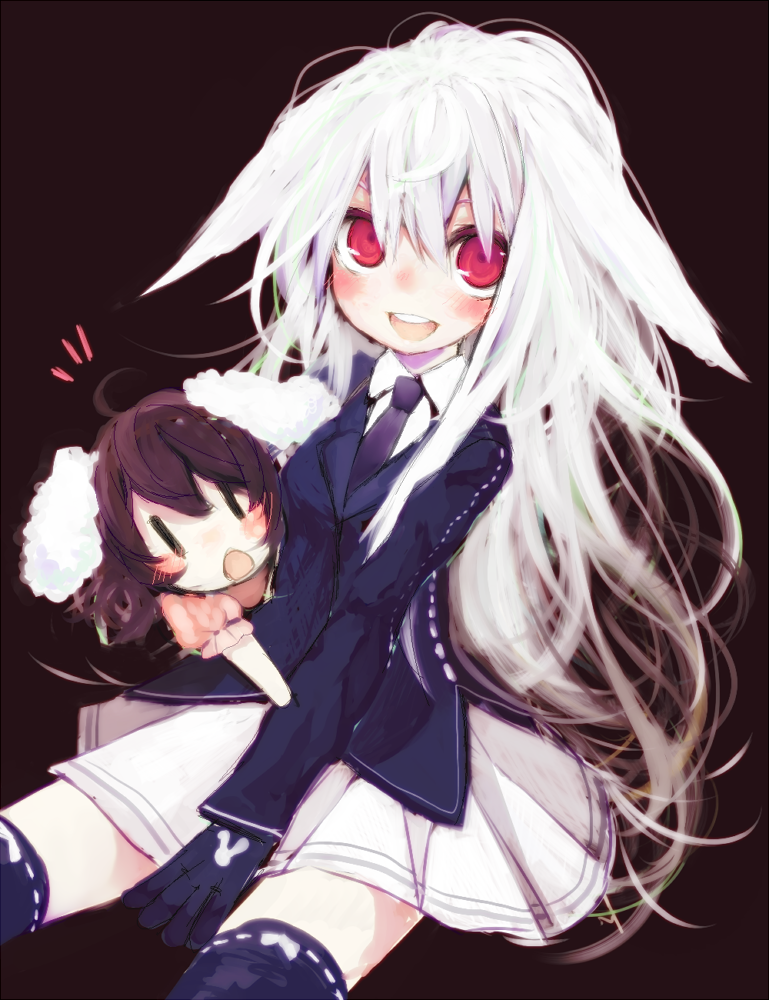 reisen udongein inaba and inaba tewi (touhou) drawn by htm_(gixig)