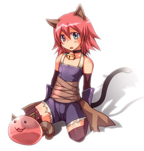 poring, assassin, and misty (ragnarok online) drawn by emon-yu