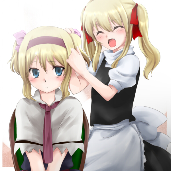 kirisame marisa and alice margatroid (touhou) drawn by marimo_danshaku