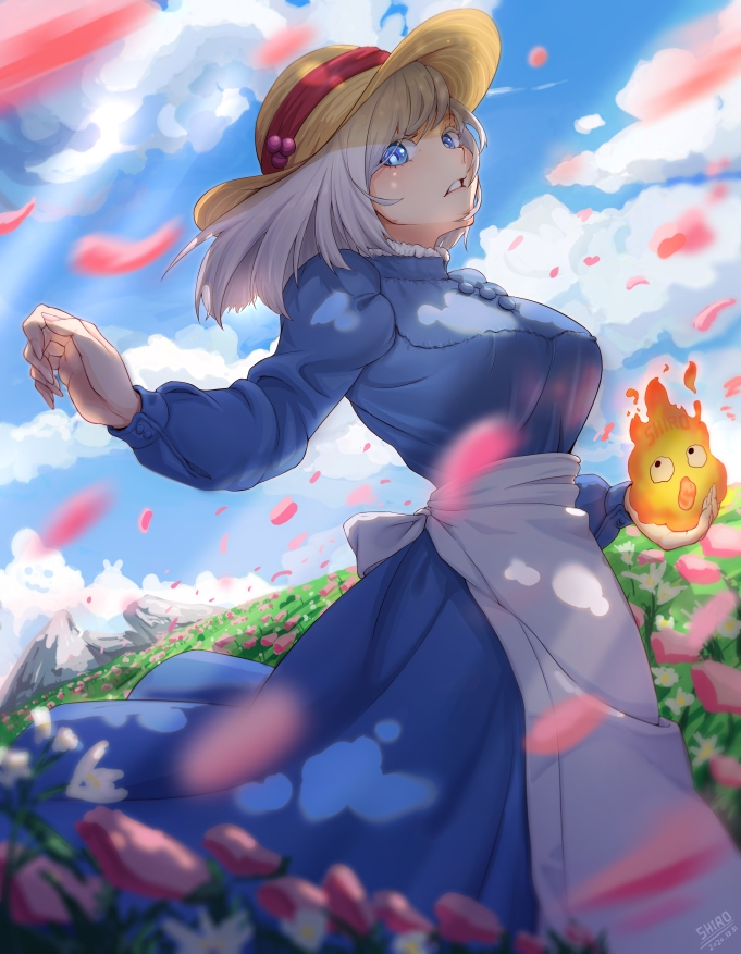 sophie hatter (howl no ugoku shiro) drawn by shiro_(user_wegy5455)