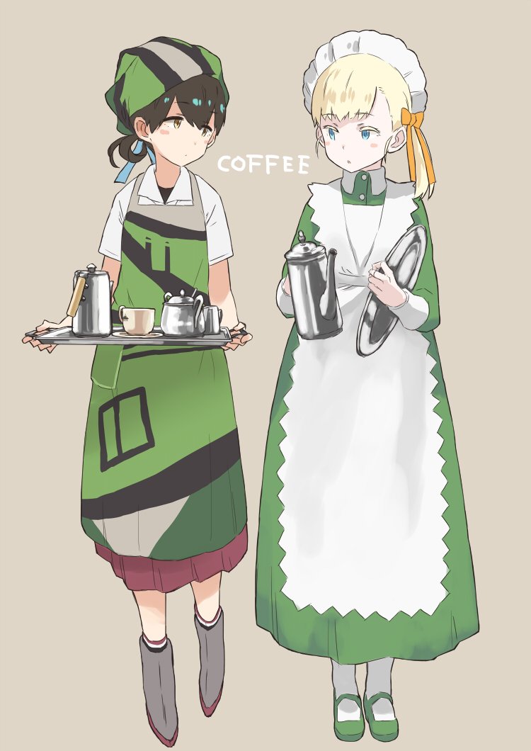 kasuga maru and shin'you (kantai collection) drawn by matsutani