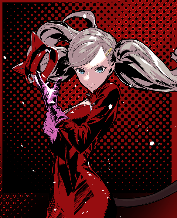 takamaki anne and panther (persona and 1 more) drawn by cofffee