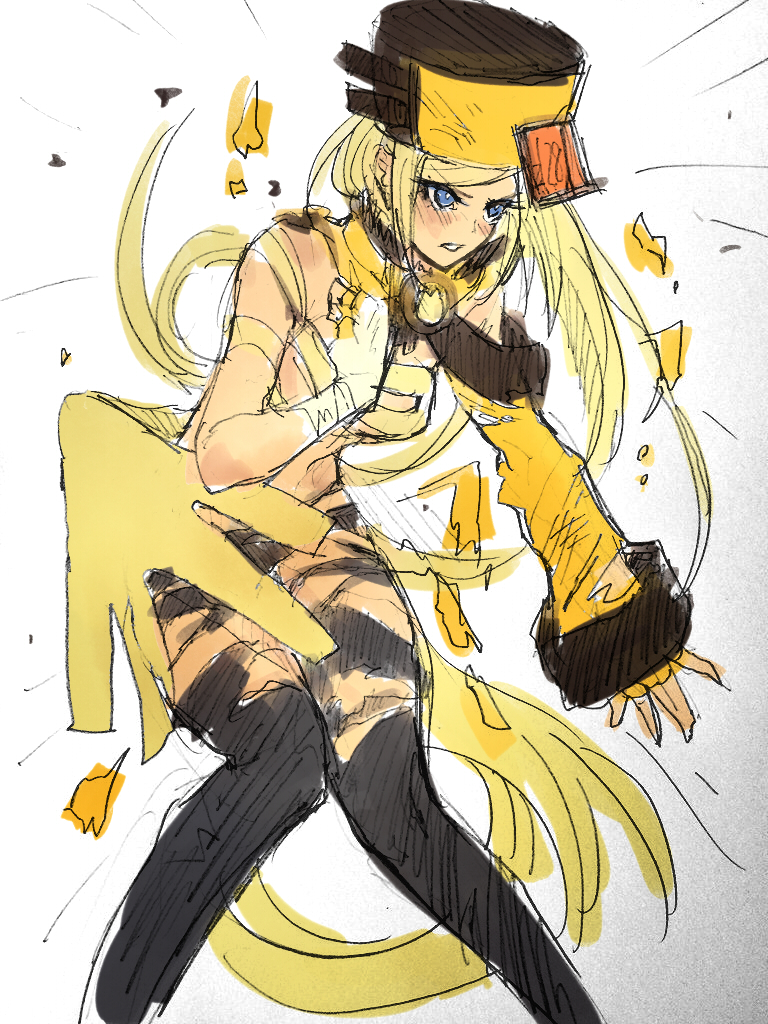 millia rage (guilty gear and 1 more) drawn by oro_(sumakaita)