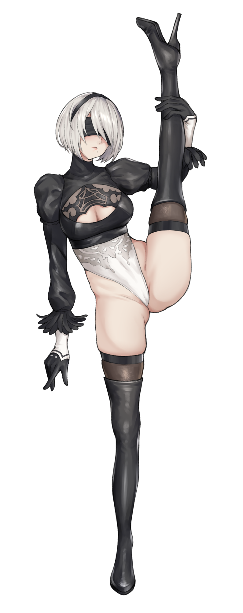 2b (nier and 1 more) drawn by kurone_rinka