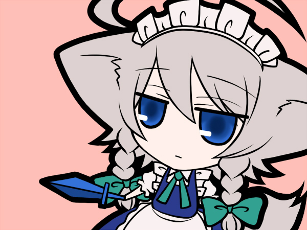 izayoi sakuya and inu sakuya (touhou and 1 more) drawn by tsumidango