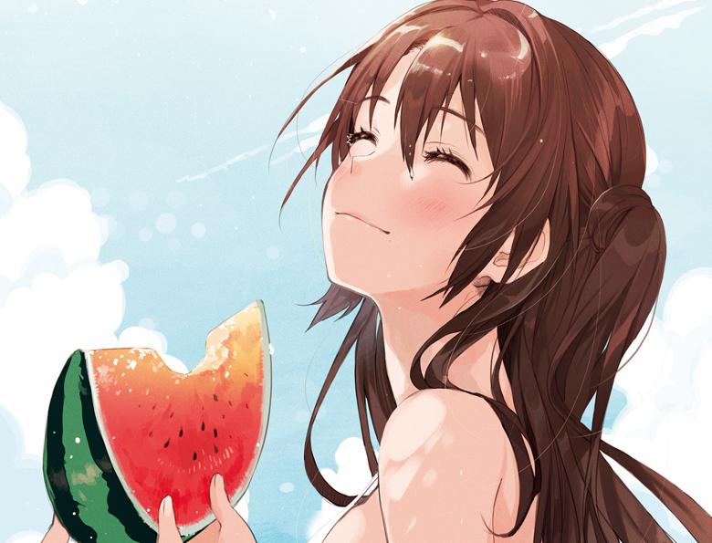 shimamura uzuki (idolmaster and 1 more) drawn by fly_(marguerite)