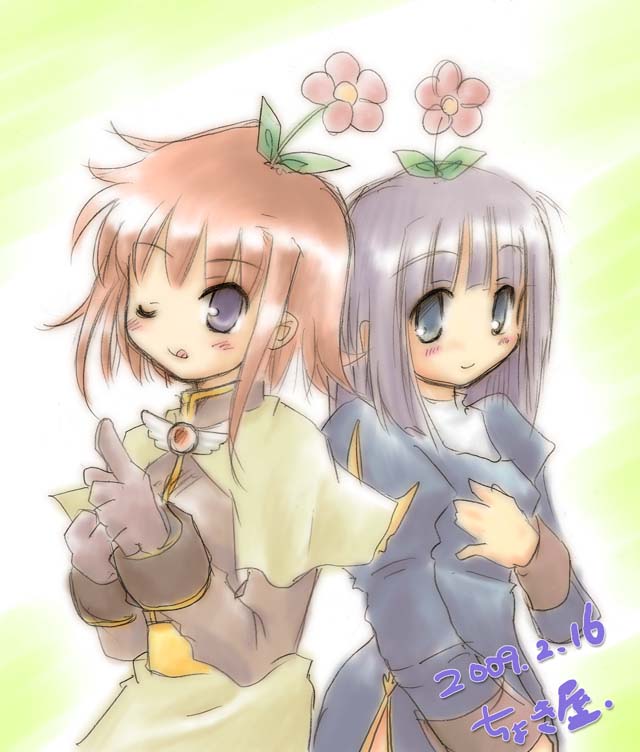priest and acolyte (ragnarok online) drawn by exp_mochi