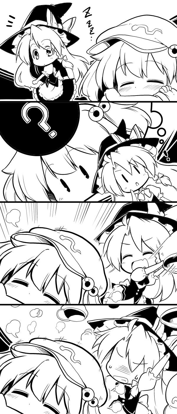 kirisame marisa and kawashiro nitori (touhou) drawn by futa_(nabezoko)