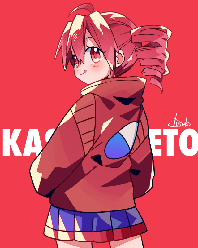 kasane teto and kaneda shoutarou (utau and 1 more) drawn by yuusuke-kun