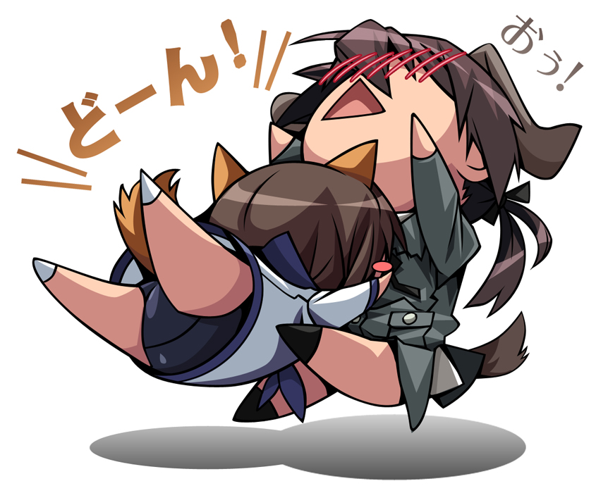 miyafuji yoshika and gertrud barkhorn (world witches series and 1 more) drawn by mo-ai