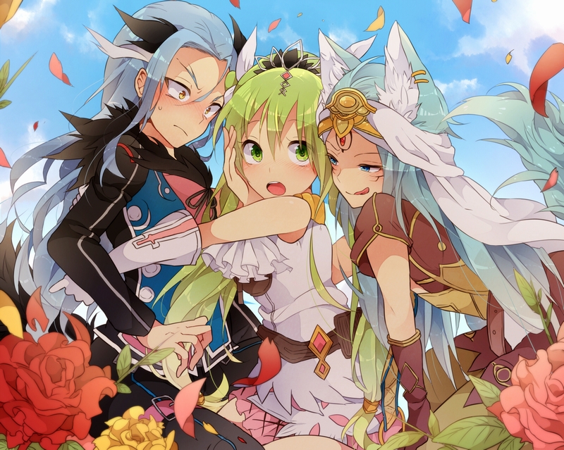frey, leon, and diras (rune factory and 1 more) drawn by tobari_(brokenxxx)