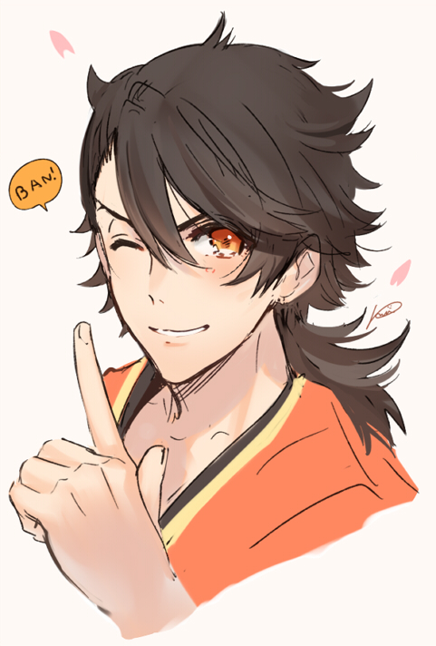mutsu-no-kami yoshiyuki (touken ranbu) drawn by kippu