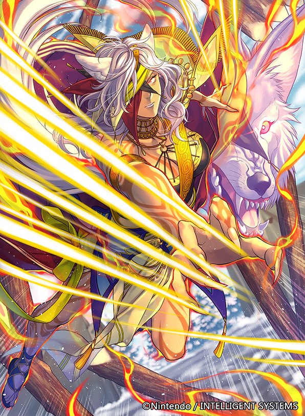 nailah (fire emblem and 2 more) drawn by yoneko_okome