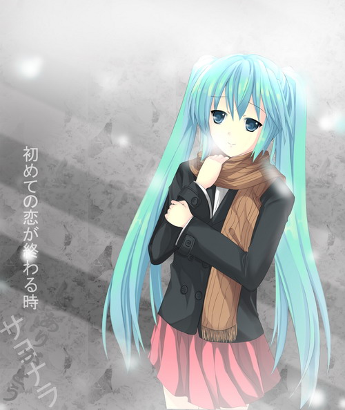 hatsune miku (vocaloid and 1 more) drawn by echoayane