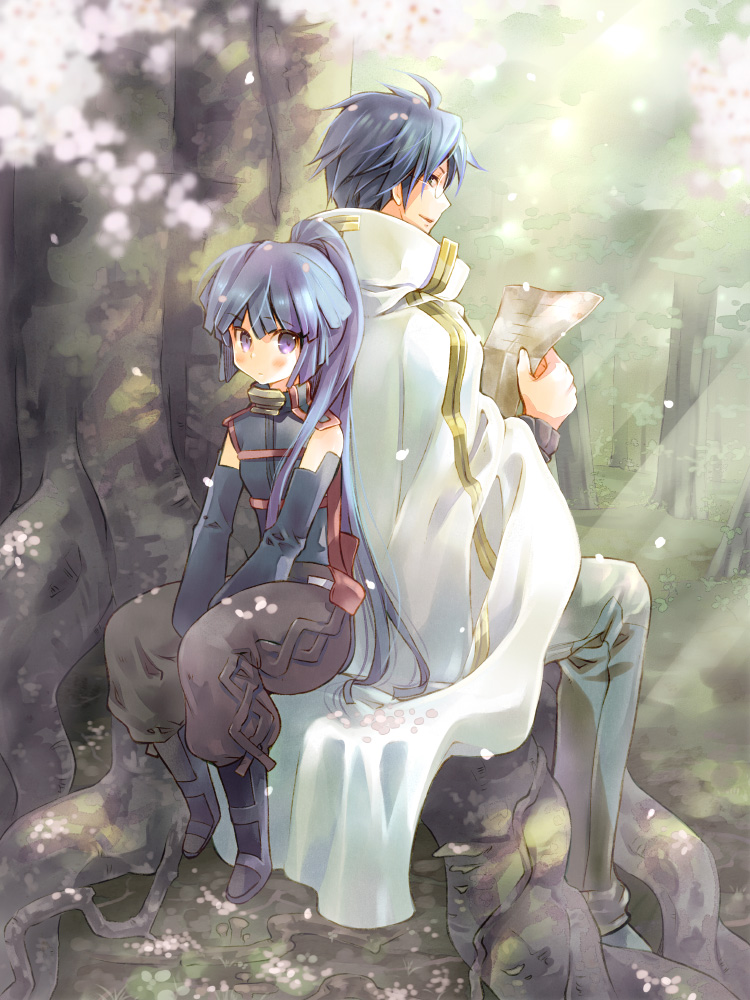 akatsuki and shiroe (log horizon) drawn by kuga_tsukasa