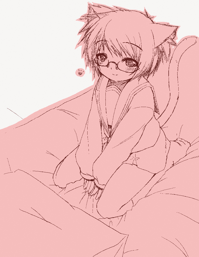 nagato yuki (suzumiya haruhi no yuuutsu) drawn by hirose_madoka