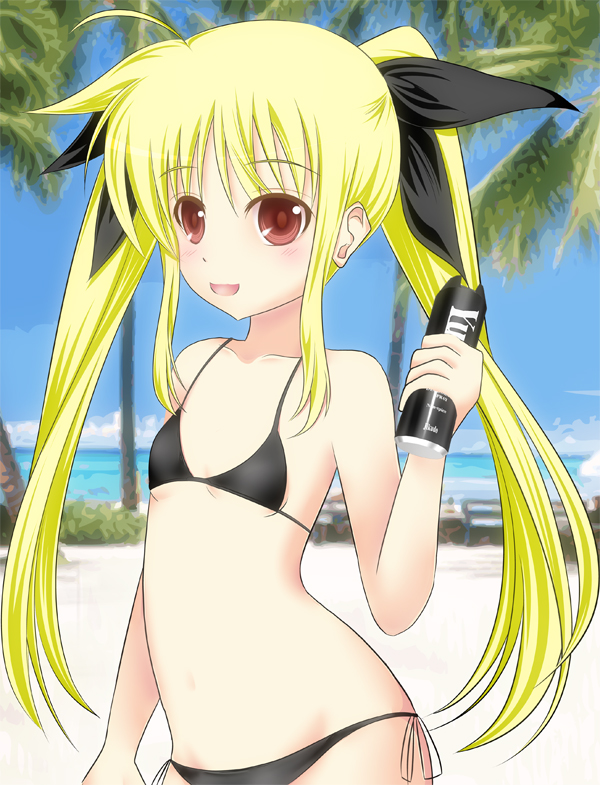 fate testarossa (lyrical nanoha and 2 more) drawn by chelsea_masa