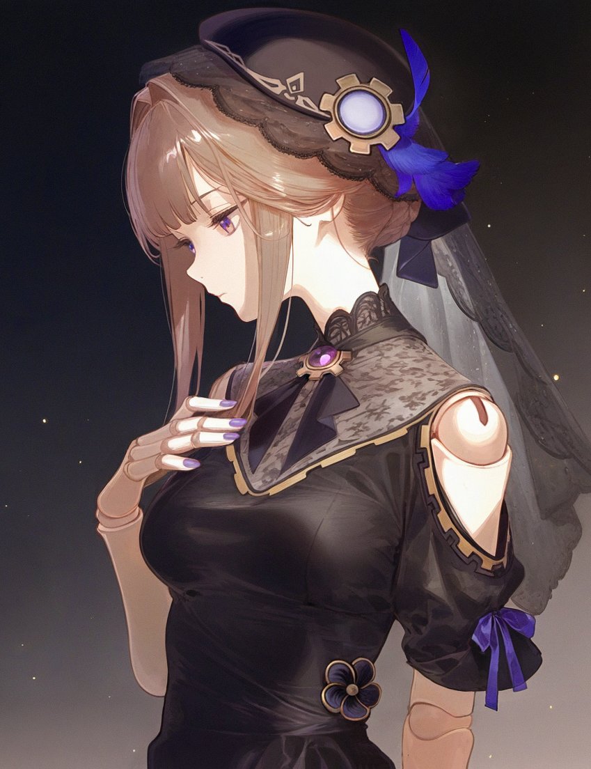 herta (honkai and 1 more) drawn by poki_(j0ch3fvj6nd)