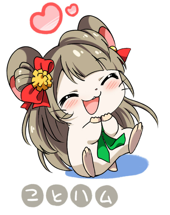 minami kotori (love live! and 2 more) drawn by eromame