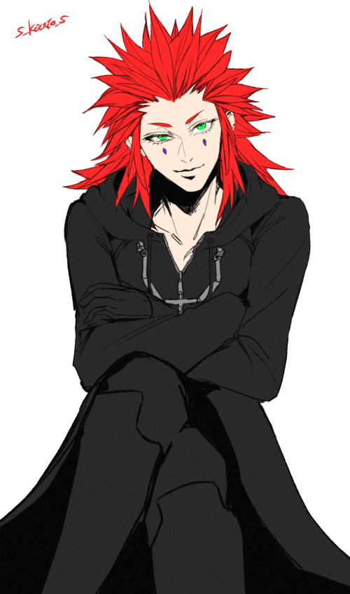 axel (kingdom hearts and 1 more) drawn by s_kouta_s