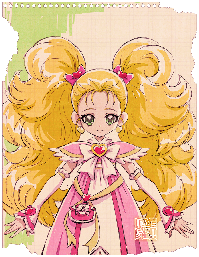 kujou hikari and shiny luminous (precure and 2 more) drawn by kamikita_futago