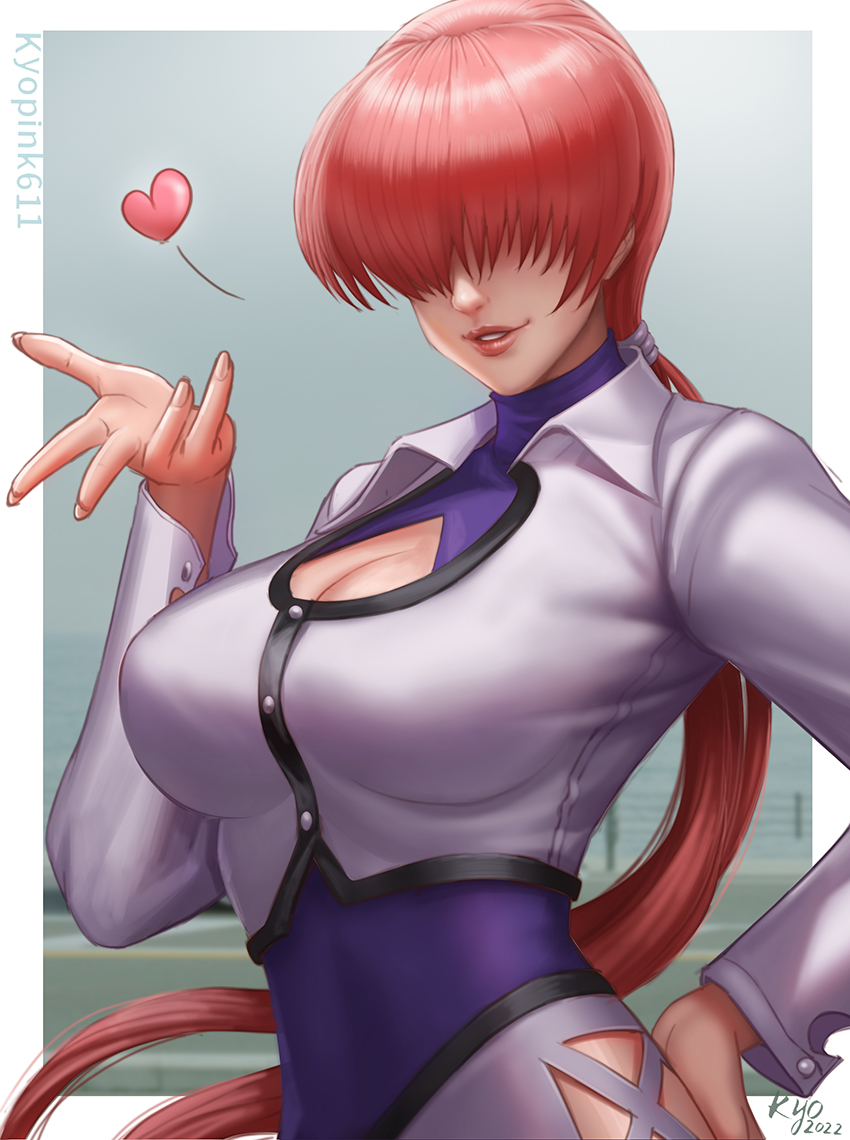 shermie (the king of fighters and 1 more) drawn by kyopink