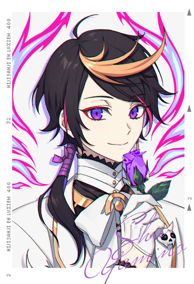 shu yamino (nijisanji and 1 more) drawn by zzz_ek