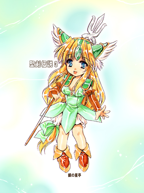 riesz (seiken densetsu and 1 more) drawn by tamiya_akito