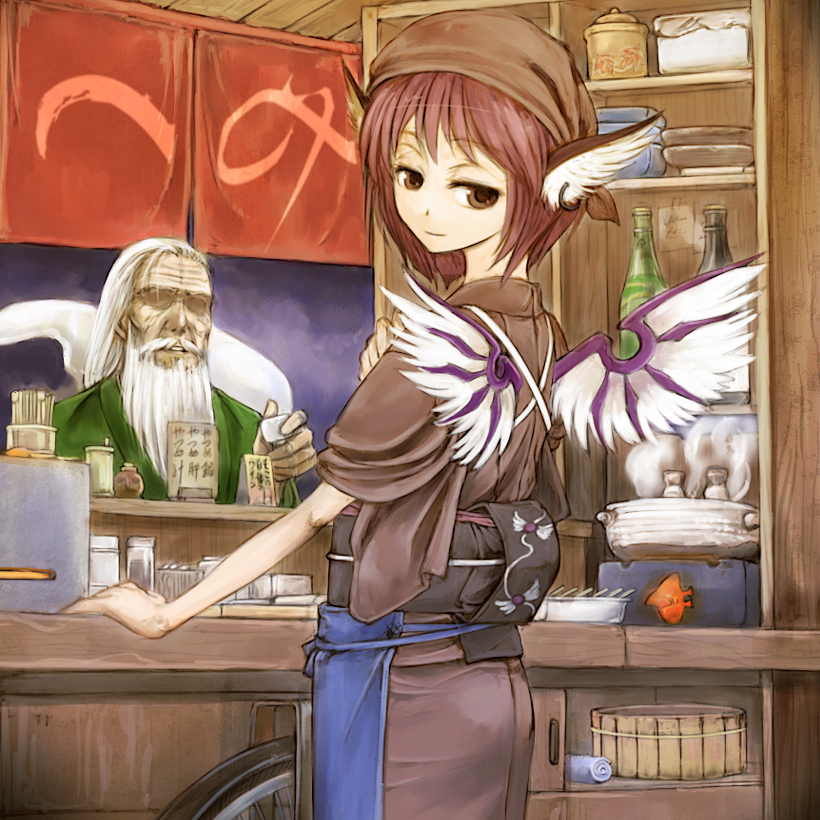 mystia lorelei, okamisty, and konpaku youki (touhou) drawn by cervus