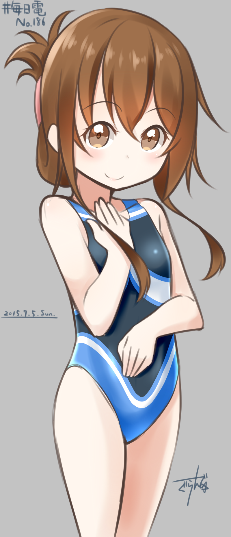 inazuma (kantai collection) drawn by gurande_(g-size)
