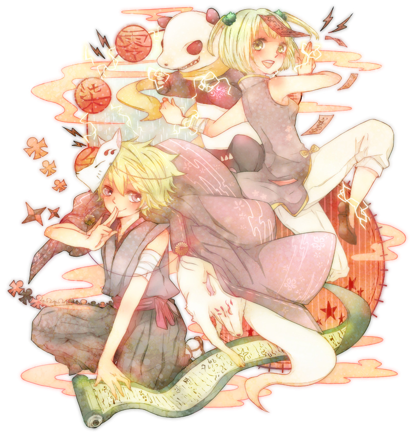 ivan karelin and huang pao-lin (tiger & bunny) drawn by pekikokko