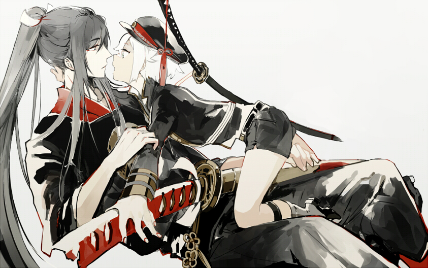 hotarumaru and tarou tachi (touken ranbu) drawn by suou_(sdurorhr)