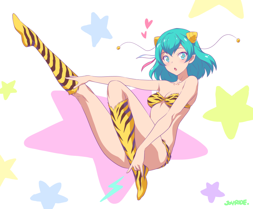 lum and hagoromo lala (precure and 2 more) drawn by joy_ride