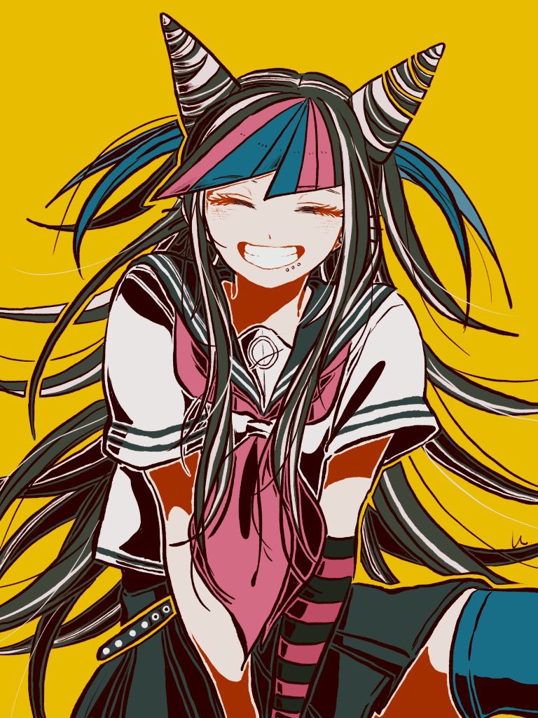 mioda ibuki (danganronpa and 1 more) drawn by kiri_(2htkz)