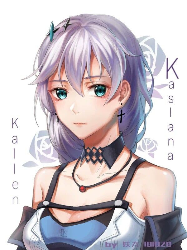 kallen kaslana (honkai and 1 more) drawn by youtai_(pixiv19763295)