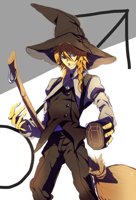 kirisame marisa (touhou) drawn by toriko_(hatoriko)