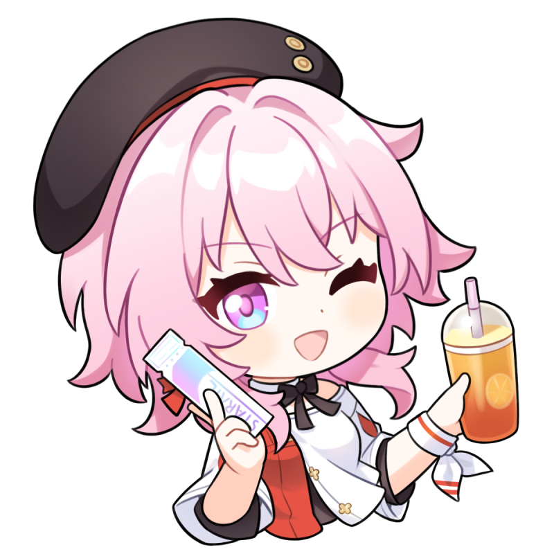 march 7th (honkai and 1 more) drawn by jiu_fanglianhua