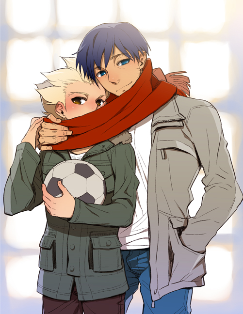 gouenji shuuya and nikaidou shuugo (inazuma eleven) drawn by dogdogdog