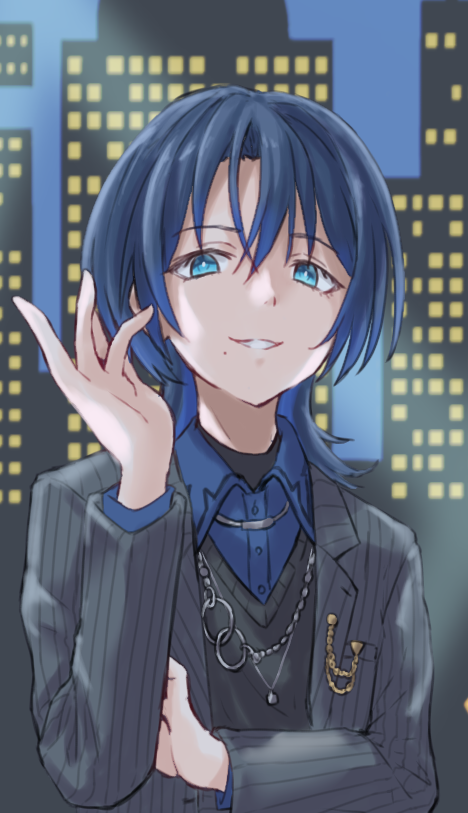 hiodoshi ao (hololive and 1 more) drawn by takino_(taji_tlstd)