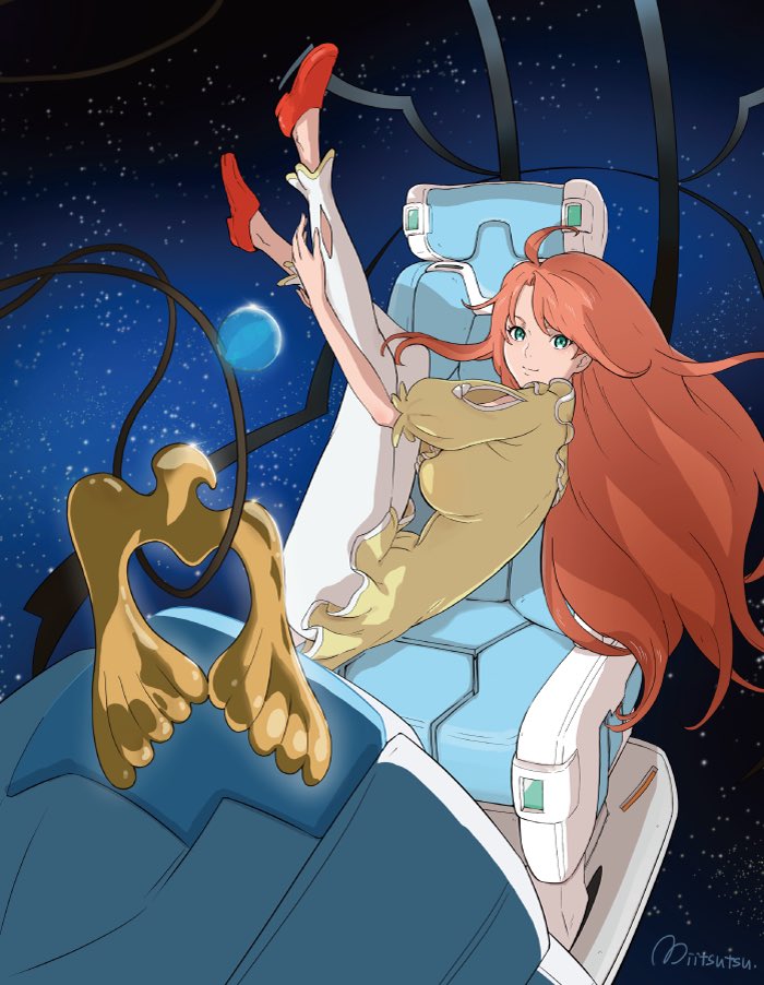 aida rayhunton and g-self (gundam and 1 more) drawn by mitsutsu322