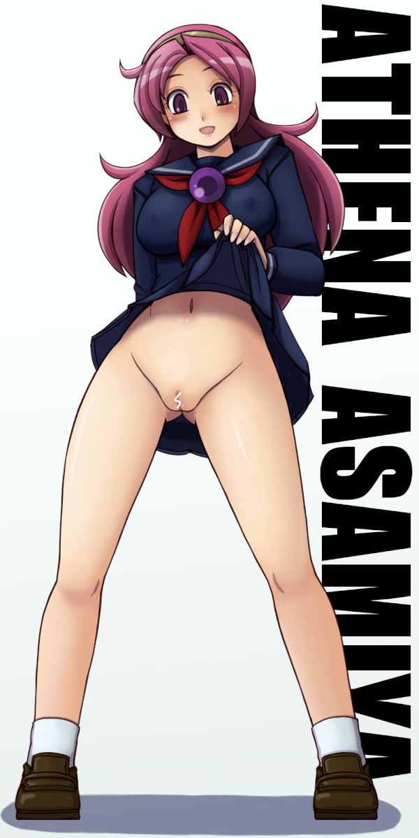 asamiya athena (the king of fighters and 1 more) drawn by tsumitani_daisuke