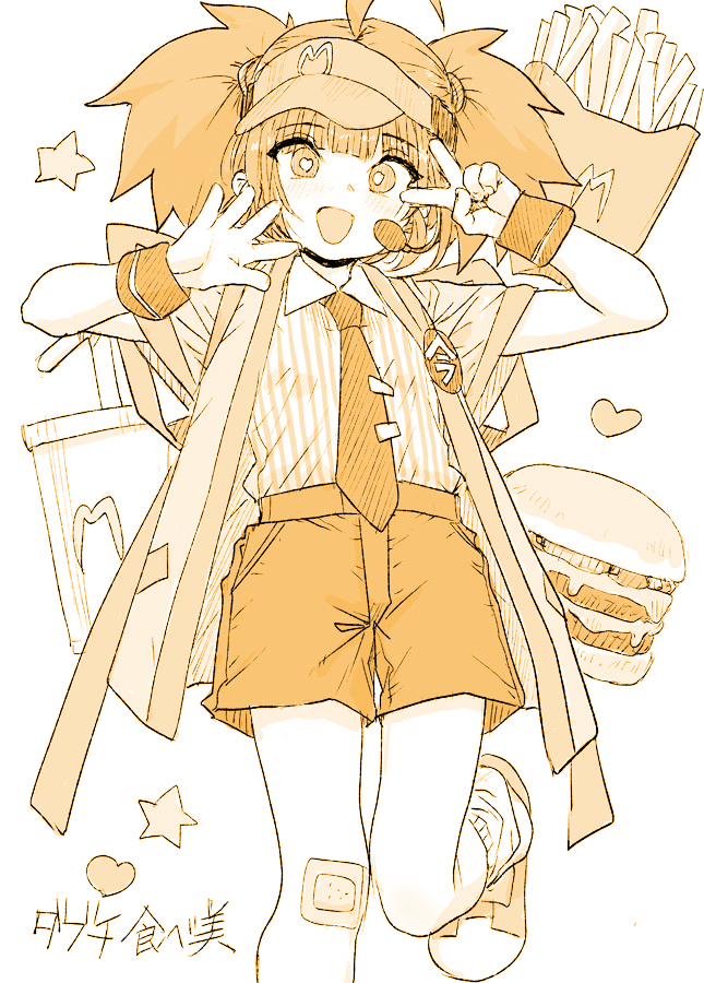 imadake dabuchi tabemi (mcdonald's) drawn by ponsuke_(pon00000)