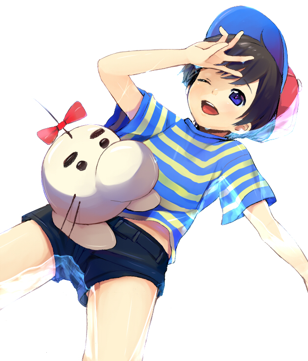 ness and doseisan (mother and 1 more) drawn by shiogochi