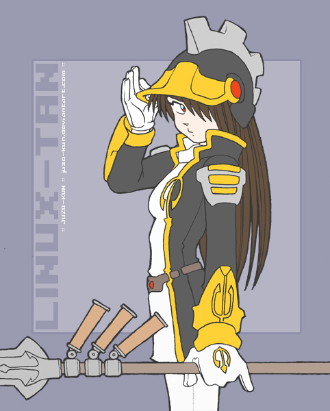 linux-tan (os-tan and 2 more) drawn by juzo-kun