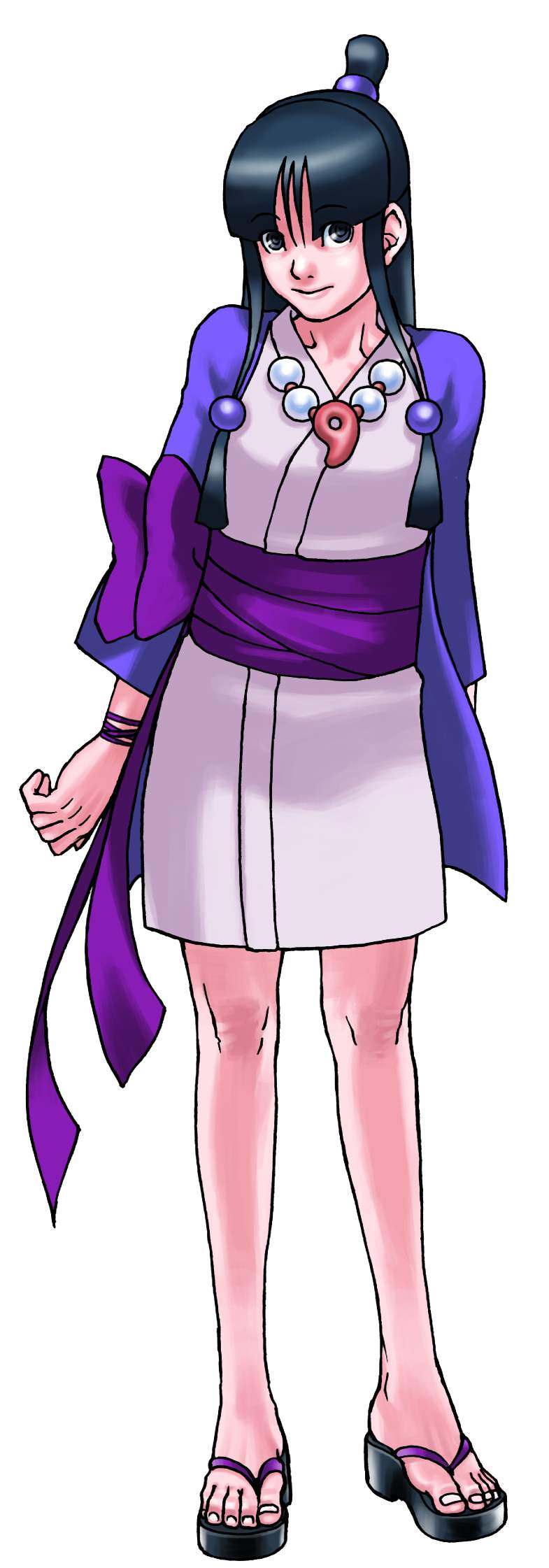 maya fey (ace attorney) drawn by edaki_shin'ya