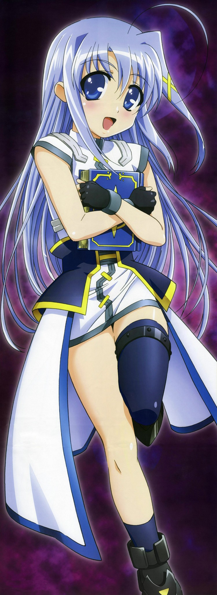 reinforce zwei and book of the azure sky (lyrical nanoha and 3 more) drawn by okuda_yasuhiro