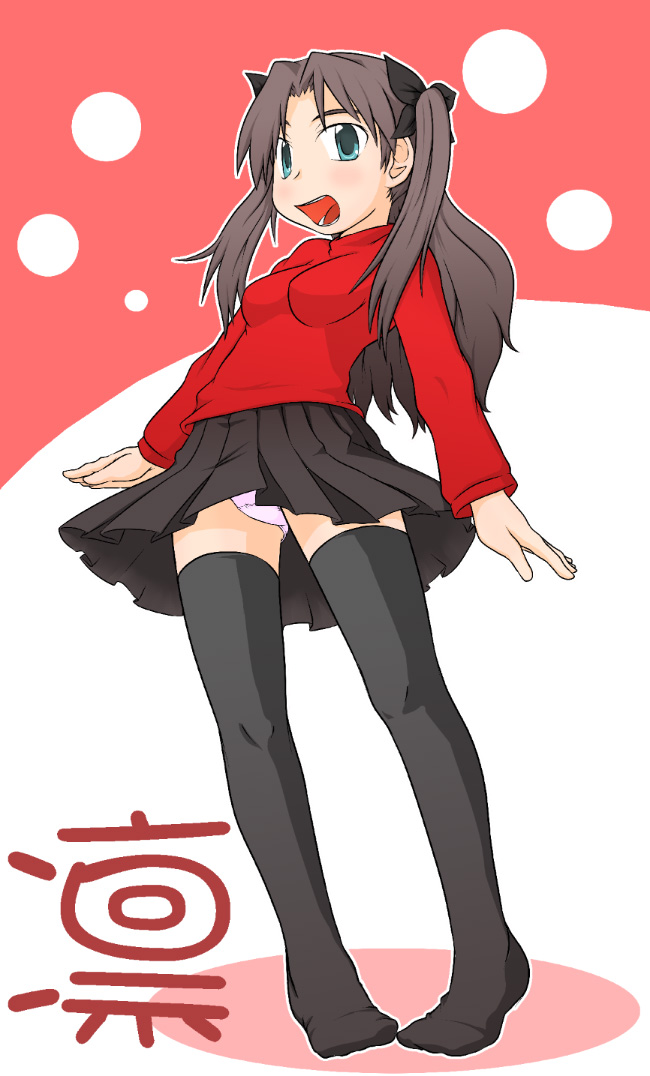 tohsaka rin (fate and 1 more) drawn by takanaga_kouhei