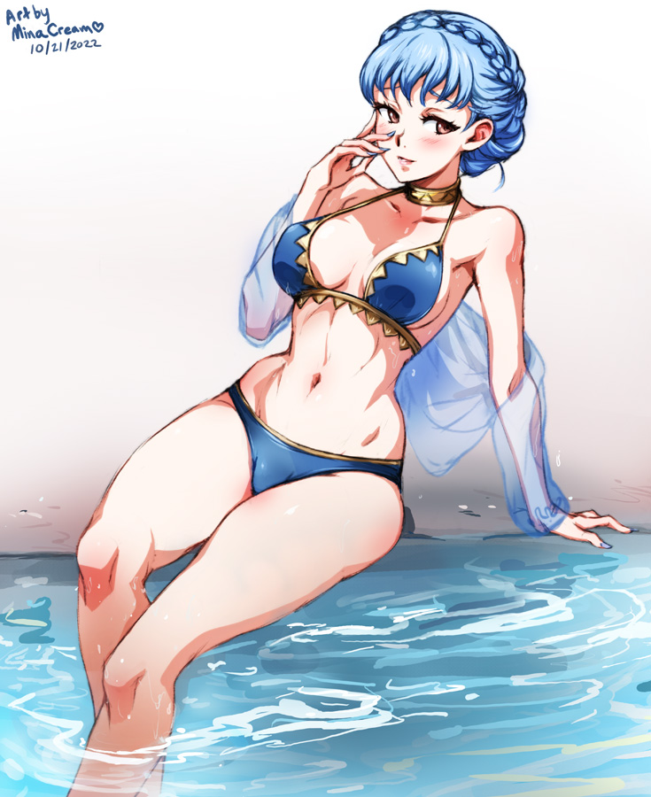 marianne von edmund (fire emblem and 2 more) drawn by mina_cream