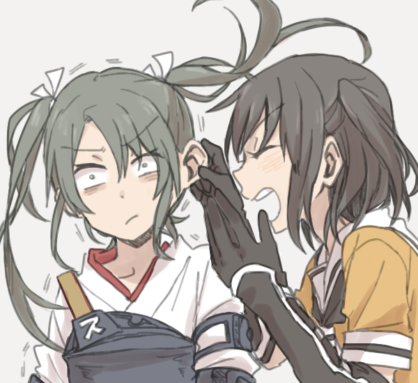 zuikaku and sendai (kantai collection) drawn by ree_(re-19)